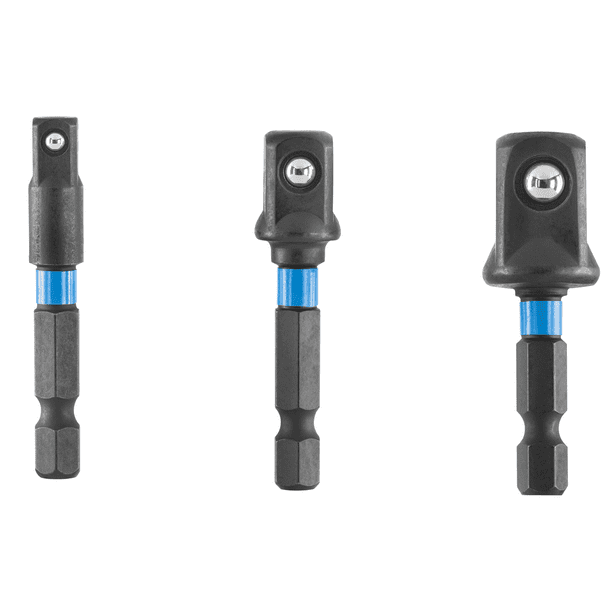 1/2 to 3/4" 3/4 to 1/2" 3 Piece Impact Wrench Socket Adapter Set 1/2 to 3/8"